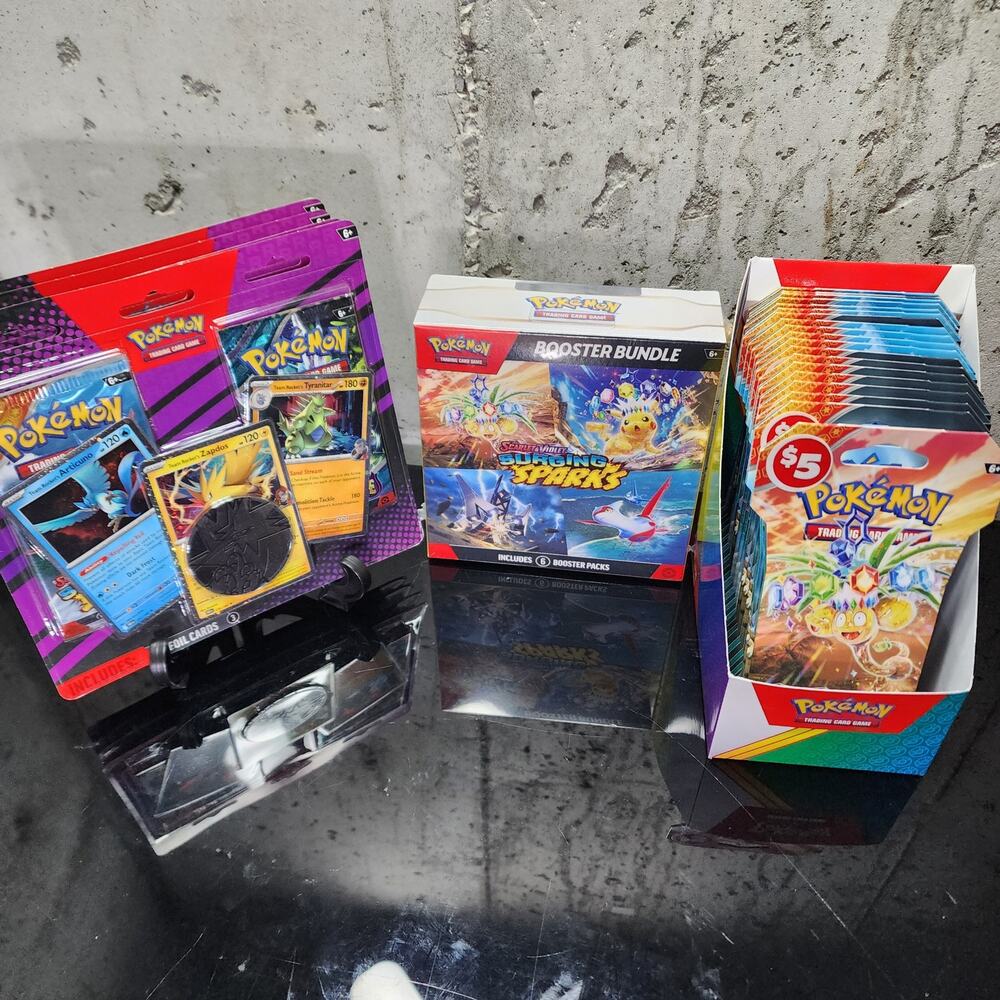 Pokemon TCG Surging Sparks Bundle lot Boosters Blisters